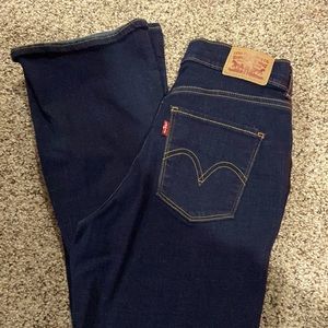Levi’s classic boot dark wash jeans size 28